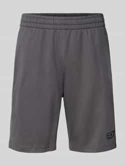 EA7 Emporio Armani Korte broek met labeldetail