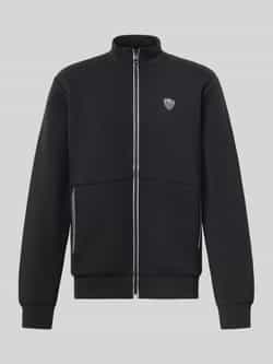 EA7 Emporio Armani Regular fit sweatjack met viscose model 'Train'