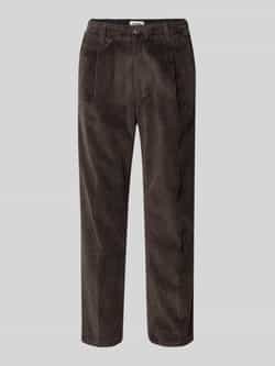 Drykorn Regular fit corduroy broek met achterzakken model 'CHASY'