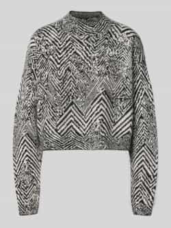 Boss Oversized gebreide pullover van een mix van mohair en wol model 'FACLINA'