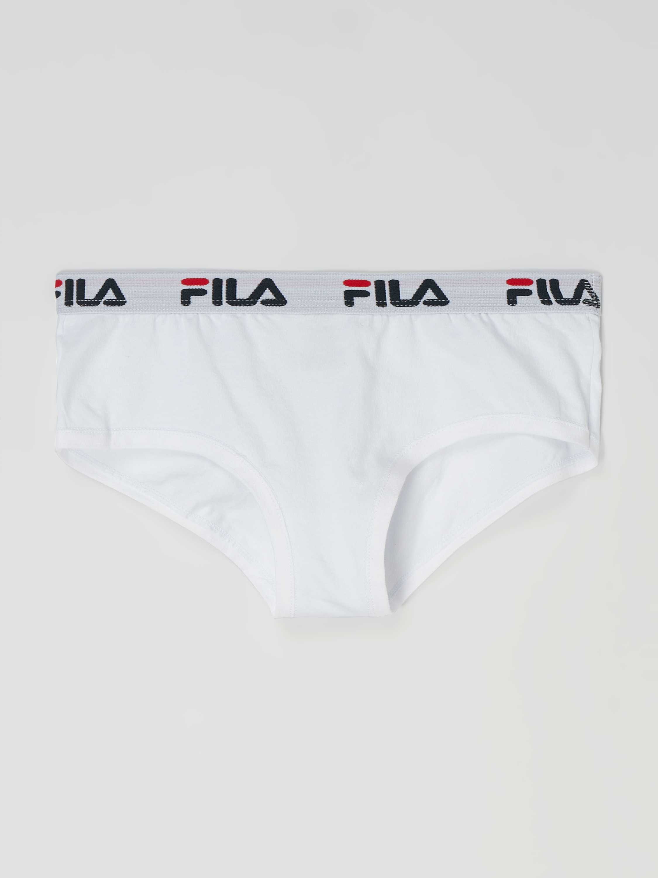 Psychologisch gewicht vorst FILA Slip met stretch in wit online kopen | P&C