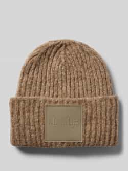 MaxMara Leisure Beanie met labelpatch model 'BASTIA'