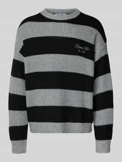 REVIEW Gebreide pullover met labelstitching