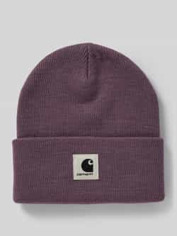 Carhartt Work In Progress Beanie met labeldetail model 'Ashley'
