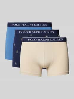 Polo Ralph Lauren Underwear Boxershort met elastische band met label in een set van 3 stuks model 'CLASSIC'