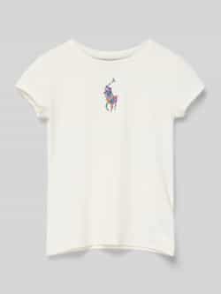 Polo Ralph Lauren Teens T-shirt met labelstitching