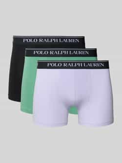 Polo Ralph Lauren Underwear Boxershort met elastische band met logo in een set van 3 stuks