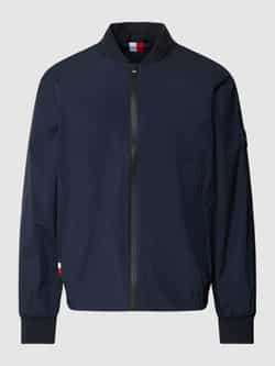 Tommy Hilfiger Blauwe Nylon Polyester Bomberjack Blue Heren