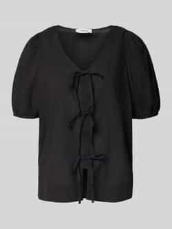 s.Oliver RED LABEL Regular fit katoenen blouse met V-hals