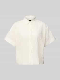 Boss Orange Overhemdblouse met broderie anglaise model 'Bisenas'