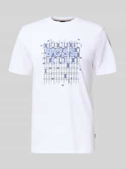 Boss Regular fit T-shirt van puur katoen model 'THOMPSON'