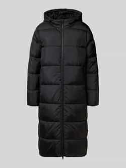 Only Regular fit gewatteerde lange jas met capuchon model 'JENNY'