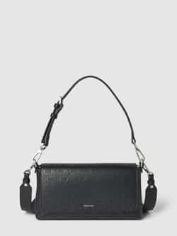 Calvin Klein Zwarte schoudertas met afneembare band Black Dames