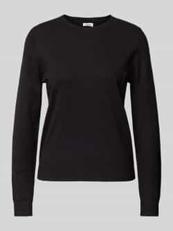 s.Oliver RED LABEL Regular fit gebreide pullover van viscosemix met geribde zomen