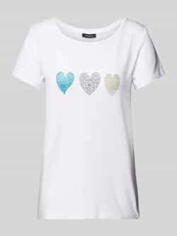 MORE & MORE T-shirt met motiefprint