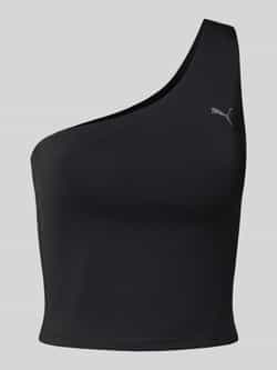 Puma Tanktop met one shoulder-band en logoprint