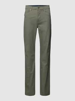 Christian Berg Men Chino met fijn structuurmotief