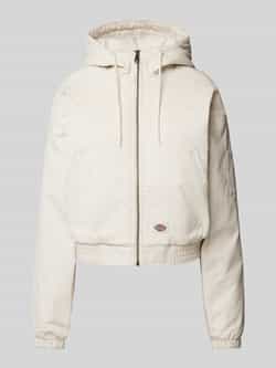 Dickies Geribbelde Velvet Bomberjas Wit Vrouwen White Dames