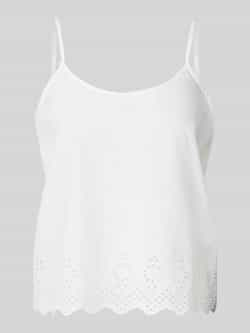 Only Blousetop met broderie anglaise model 'LOU'