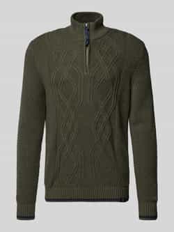 Lerros Gebreide pullover met schipperskraag