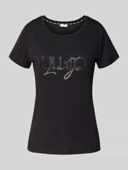 LIU JO SPORT T-shirt met labelprint