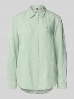 Tommy Hilfiger Regular fit overhemdblouse van puur linnen