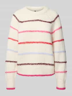 Pieces Regular fit gebreide pullover met raglanmouwen model 'NELIA'
