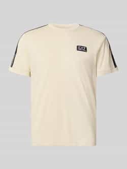 EA7 Emporio Armani T-shirt met labelpatch
