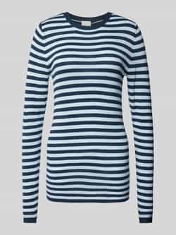 Ichi Gebreide pullover met ronde hals model 'DIANE'
