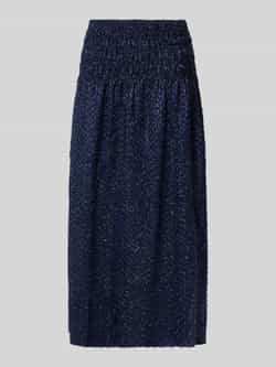 Scotch & Soda Glanzende midirok met elastische band