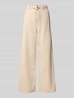 JAKE*S STUDIO WOMAN Jeans met wijde pijpen en tunnelkoord
