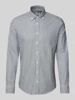 seidensticker Casual slim fit zakelijk overhemd met button-downkraag