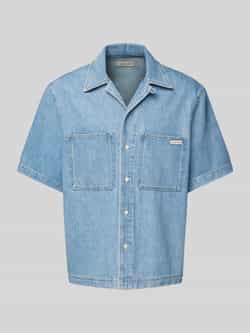 Calvin Klein Jeans Relaxed fit jeansoverhemd met borstzakken