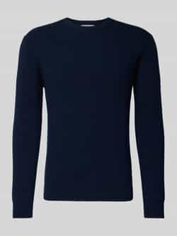 Manuel Ritz Gebreide pullover met ribboorden