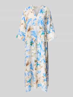 ZABAIONE Midi-jurk van viscose in laagjeslook