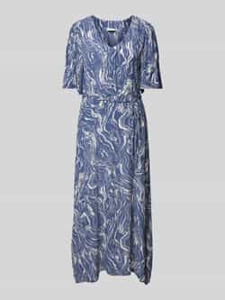 Kaffe Maxi-jurk met strikceintuur model 'arona'