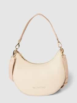 Valentino by Mario Valentino Beige Leren Schoudertas Alexia Hobo Beige Dames