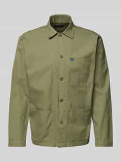 Polo Ralph Lauren Regular fit jeansoverhemd met labeldetail model 'OSBAR'