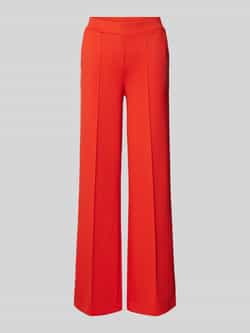 Smith and Soul Flared stoffen broek met vaste persplooien