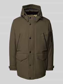Bugatti Sportieve Parka met Afneembare Capuchon Green Heren