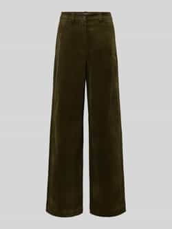Marc O'Polo Wide leg corduroy broek van puur katoen