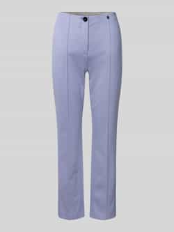Marc Cain Slim fit stoffen broek met siernaden