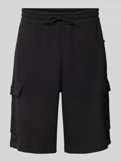 EA7 Emporio Armani Sweatshorts met elastische band