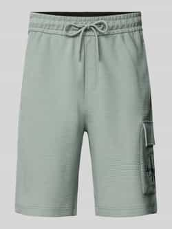 Calvin Klein Jeans Sweatshorts met labelstitching