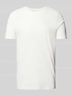 MCNEAL T-shirt met geribde ronde hals