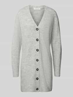 Christian Berg Woman Cardigan met V-hals en knoopsluiting