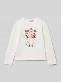 Mayoral Regular fit shirt met lange mouwen en motiefprint
