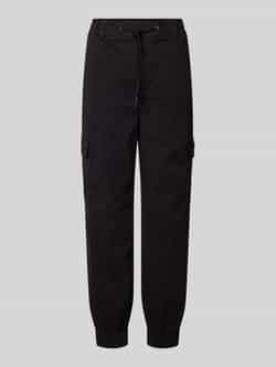 Hugo Blue Stoffen broek met elastische band model 'Hisune'