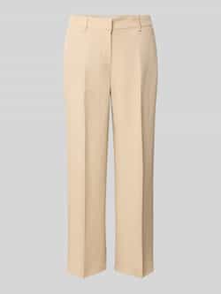 RAFFAELLO ROSSI Straight leg stoffen broek met verkort model 'OLESSA'