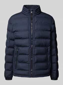 Strellson Regular fit gewatteerd jack met opstaande kraag model 'MODENA FUSED'